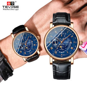 特威斯品牌手表男士机械表陀飞轮抖音跨境日月星辰防水表