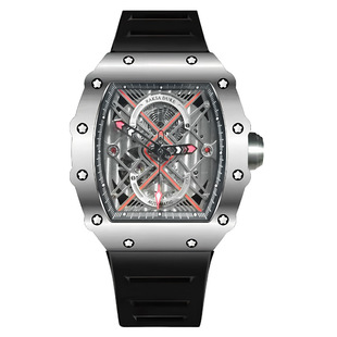 2026罗萨公爵瑞士酒桶男士手表轻奢款理查名表全自动机械手表方形